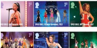 Royal Mail hedrar Spice Girls