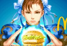 McDonald’s säljer hamburgare med Street Fighter II-tema i Japan