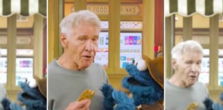 Harrison Ford krossade sitt griniga rykte och delade kakor med ”Cookie Monster”